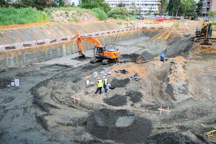 Op de site werden al skeletten van drie walvissen gevonden