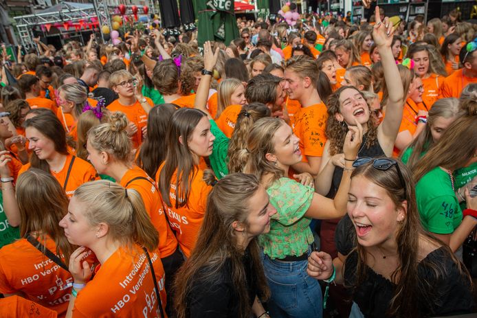De introductieweek van 2021 voor de studenten.