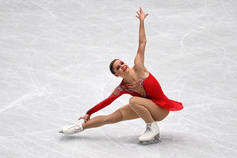 Loena Hendrickx in Montpellier. Beeld AFP