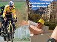 LIVE RONDE VAN VLAANDEREN. Wout van Aert en zijn Jumbo-kompanen testen de benen op de Kwaremont, terwijl medefavoriet Pogacar nog rustig van het zonnetje geniet