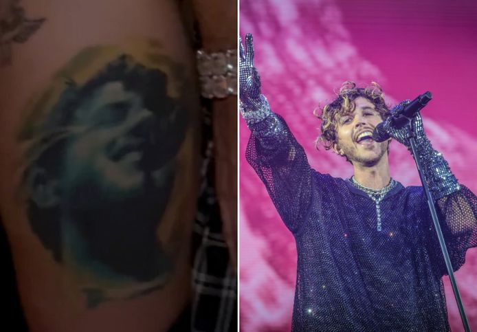 Fan laat tattoo zetten van Oscar and the wolf
