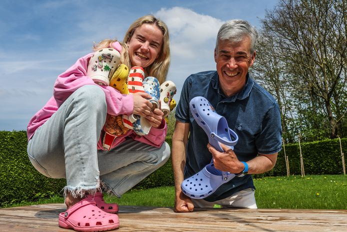 Elodie Gabias and her father, François.