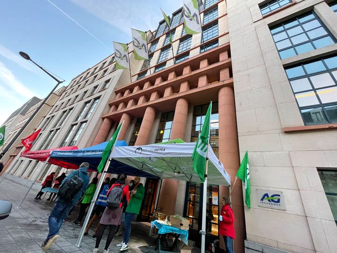 Le siège d'AG Insurance à Bruxelles.