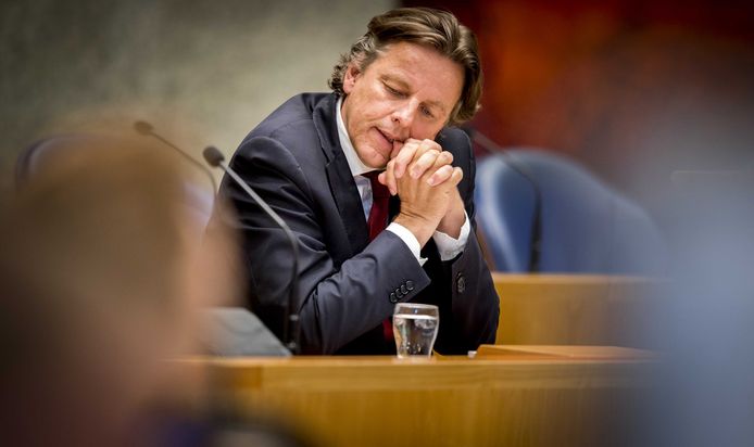 Minister Bert Koenders van Buitenlandse Zaken tijdens het wekelijkse vragenuur in de Tweede Kamer.