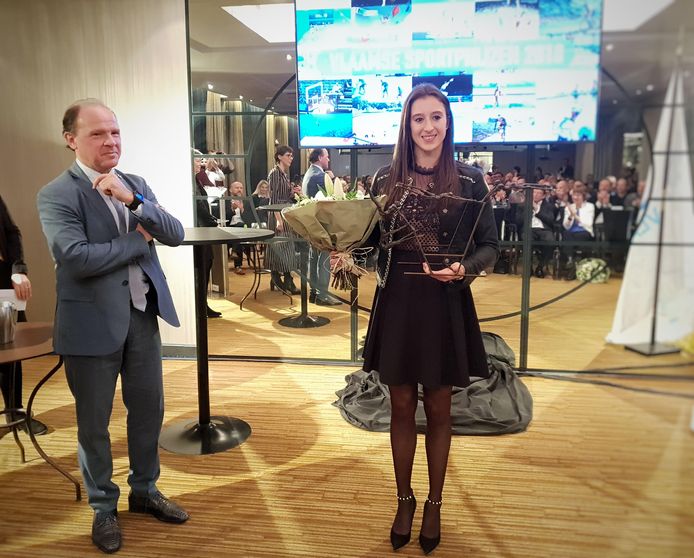 Nina Derwael wint Vlaams Sportjuweel 2018.