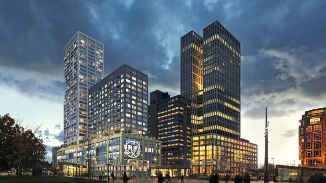 Zo komt het nieuwbouwcomplex nabij Rotterdam Centraal eruit te zien
