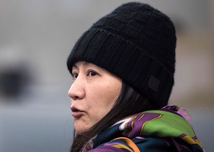 Huawei-topvrouw Meng Wanzhou in Vancouver.