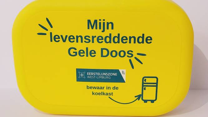 Vier lokale besturen lanceren ‘Gele Doos’: “Een noodsituatie kan zich elk moment voordoen en dan telt iedere minuut”