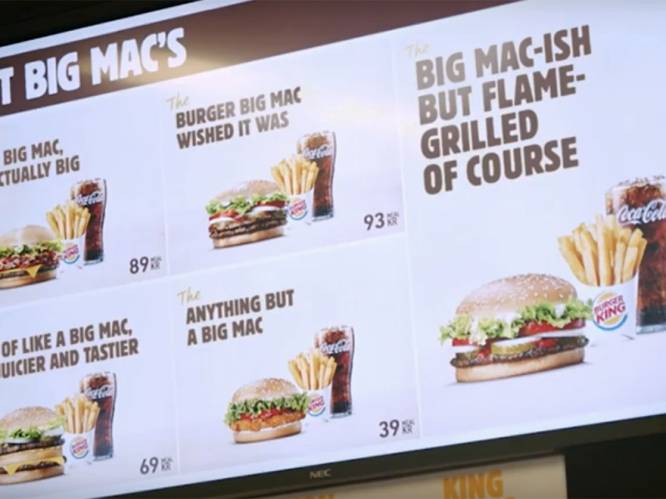 Burger King deelt geniale steek uit aan McDonald’s nadat hamburgerketen merkrecht op ‘Big Mac’ verliest