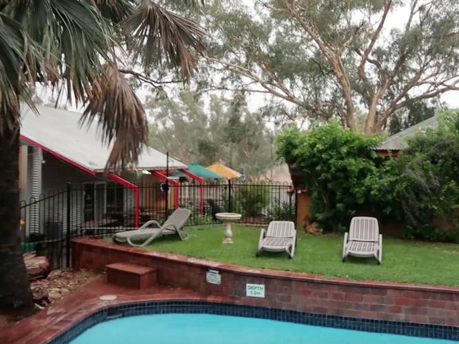 Noodweer in Australisch stadje Alice Springs treft 'Arne Down Under'