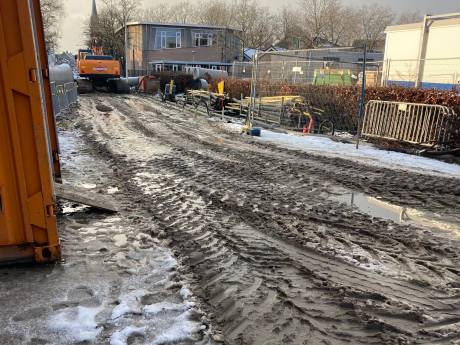 Werk Lange Nieuwstraat ligt stil in afwachting van onderzoek, al is er nog ‘niks alarmerends’ gevonden