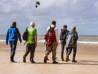 Wandel op 11 mei de Belgische kustlijn af tijdens de vijfde editie van AG Belgian Coast Walk