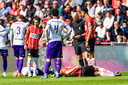 Olivier Boscagli raakte op 10 april geblesseerd, in een thuisduel van PSV met RKC.