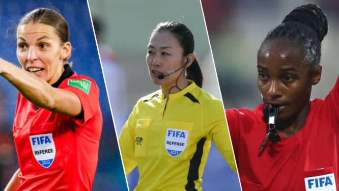 De drie vrouwelijke hoofdrefs die voor WK-primeur zorgen: "Bij mij zijn voetballers doorgaans rustiger. En de spelregels zijn overal dezelfde”