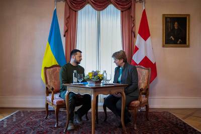 Zwitserland organiseert op vraag van Kiev vredestop over Oekraïne