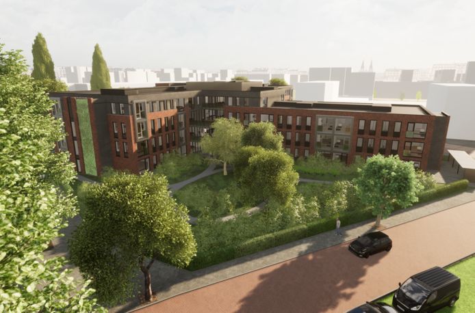 Nieuwbouw Geert de Leeuwhuis aan de Wethouder Beversstraat.
