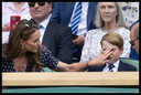 Prins George in kostuum op Wimbledon.