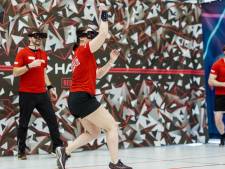 Speel trefbal met augmented reality in gebouwen van Sport Vlaanderen in Brugge