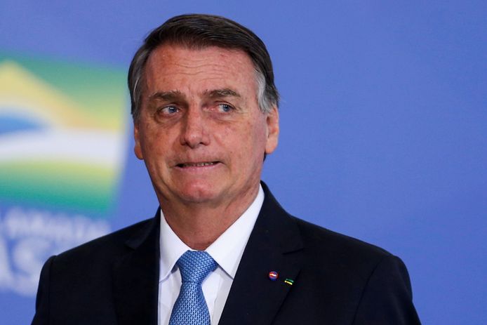 De Braziliaanse president Jair Bolsonaro.