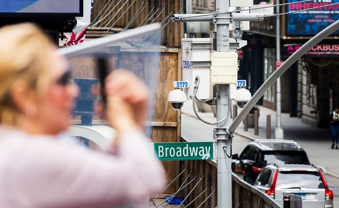 Camera's op een kruispunt in New York.