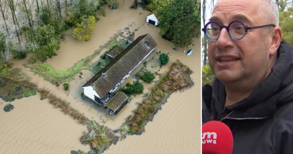 Man and Pets Evacuated from Flooded ‘Island’ in the Yser River: Geert de Bruijne’s Story
