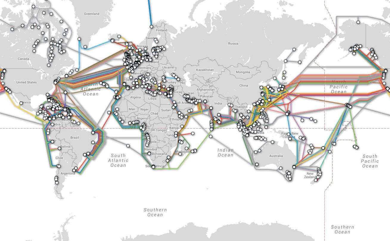 Сайты интернета с картами. Карта оптоволоконных кабелей. Карта подводных кабелей интернета. Карта магистральных кабелей интернет.