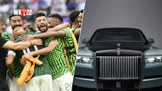 Een cadeautje van 13 miljoen euro: elke speler van Saoedi-Arabië krijgt na stunt tegen Messi een peperdure Rolls-Royce 
