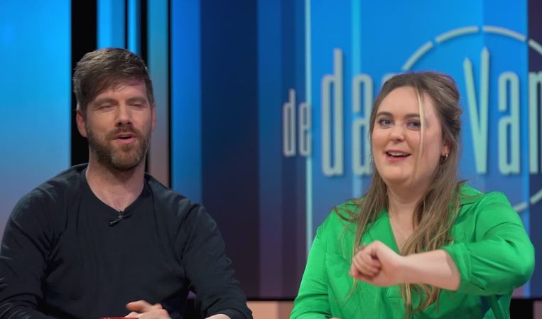 'Mijn vriend waardeert wat ik doe, maar hangt er verder niet te veel kak aan. Als ik zeg dat Bart Cannaerts gebeld heeft en we samen een programma gaan maken, zegt hij: ‘Oké, prima.’' Beeld VRT