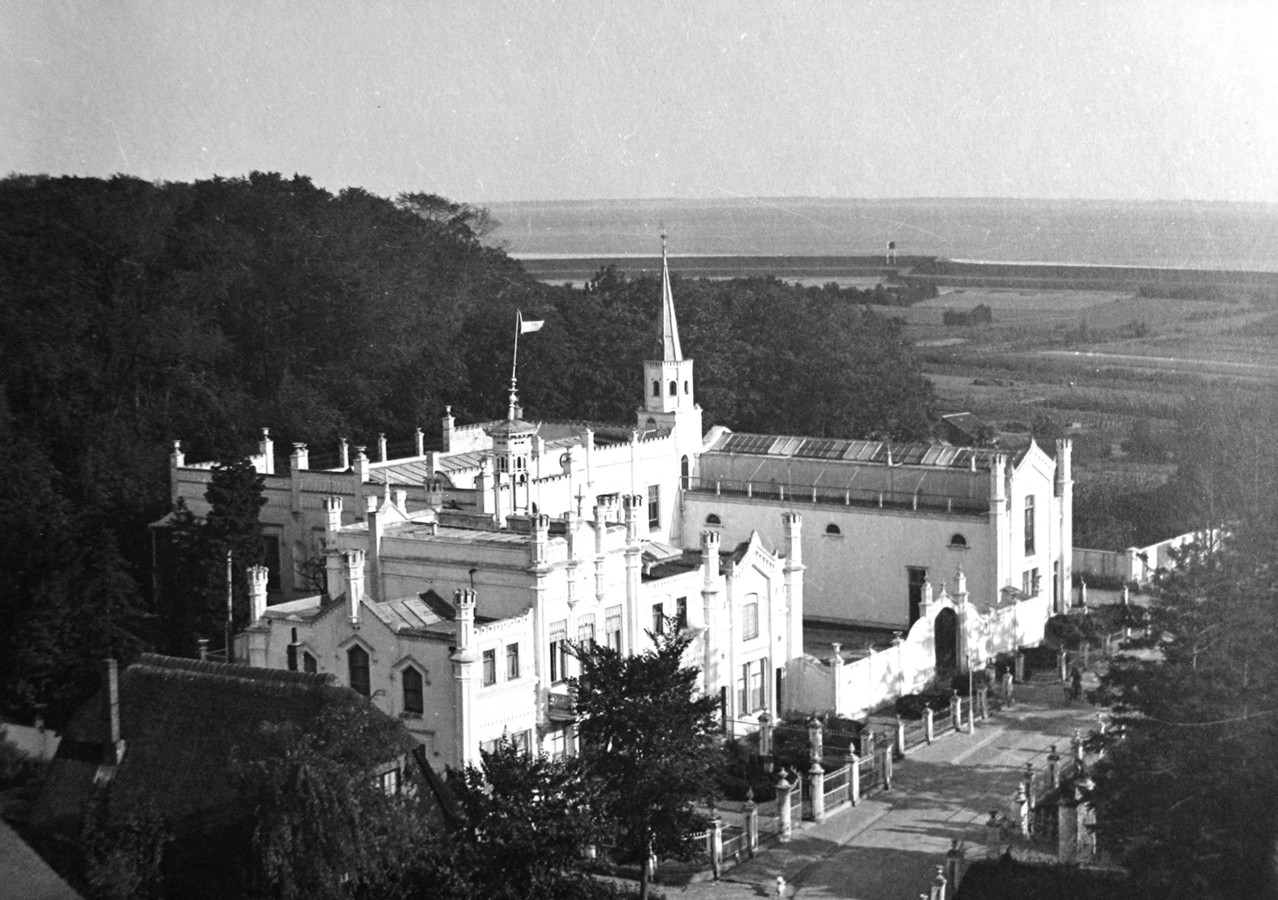 Het buiten Zorgvliet in Ellewoutsdijk, na de uitbreiding van 1880.