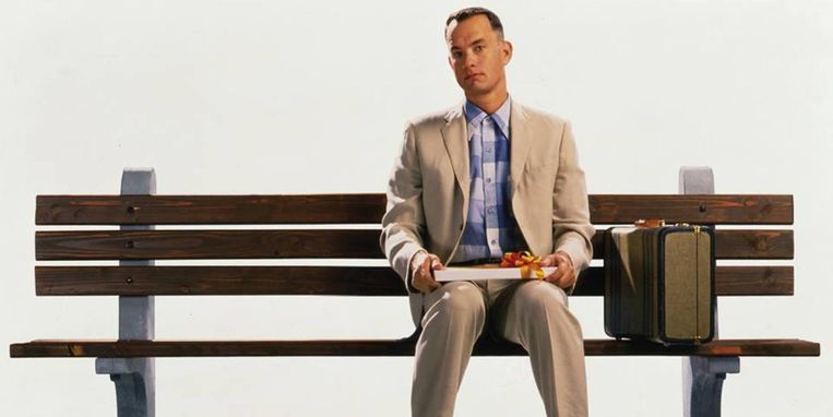 Tom Hanks in 'Forrest Gump'. Beeld rv