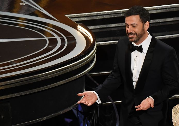 Jimmy Kimmel bij de uitreiking van de Oscars.