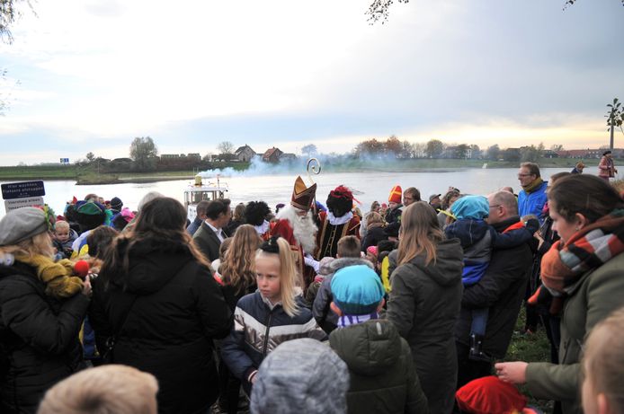 De intocht van Sinterklaas in Renkum vorig jaar.