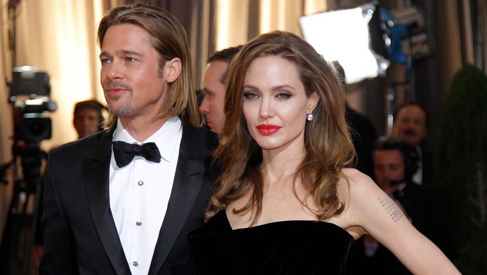 Brad en Angelina tijdens de Academy Awards