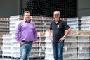 De nieuwe eigenaren van Flevosap BV: Wyno Vermeulen (links) en Jan Groen