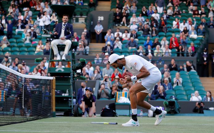 Dix victoires consécutives sur gazon: Matteo Berrettini arrive lancé en demi-finales de Wimbledon.