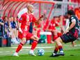 Vaclav Cerny in actie tegen sc Heerenveen.