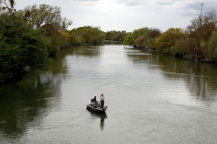 Vissers in de Sacramento-San Joaquin rivierdelta. Archiefbeeld.