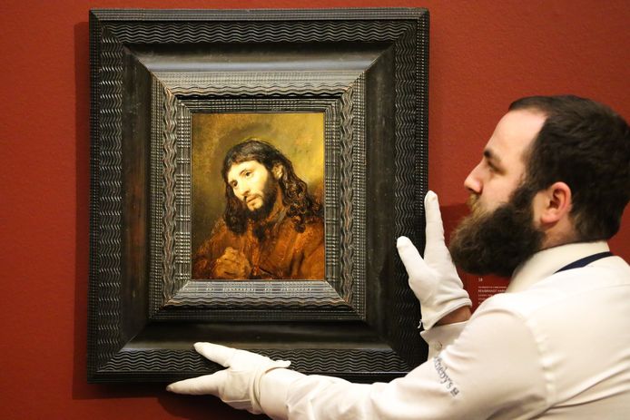 Dit werk van Rembrandt van Rijn uit circa 1655 werd verkocht voor 9,5 miljoen Britse pond (ongeveer 10,67 miljoen euro).