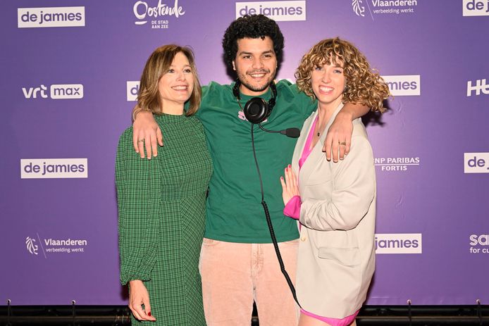 Birgit Van Mol, Hakim Chatar en Noortje Palmers.