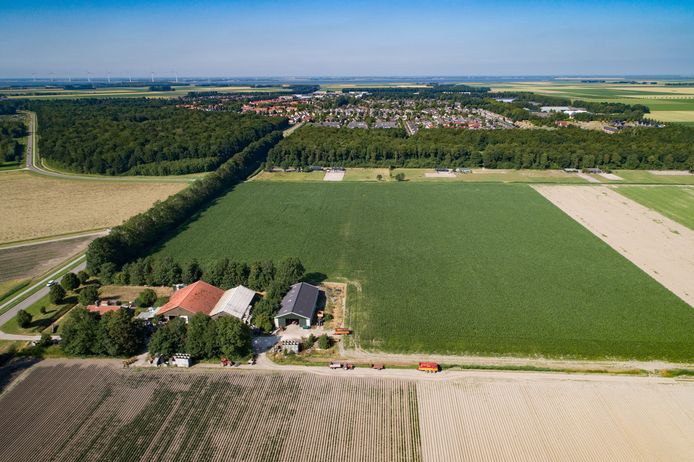 Swifterbant- Zuid, waar het dorp moet uitbreiden.