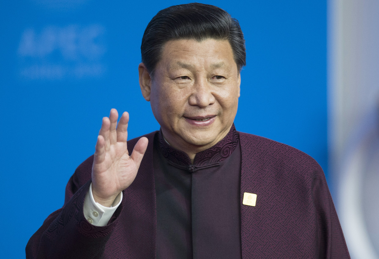 De 63-jarige Chinese president Xi Jinping.  Beeld Hollandse Hoogte
