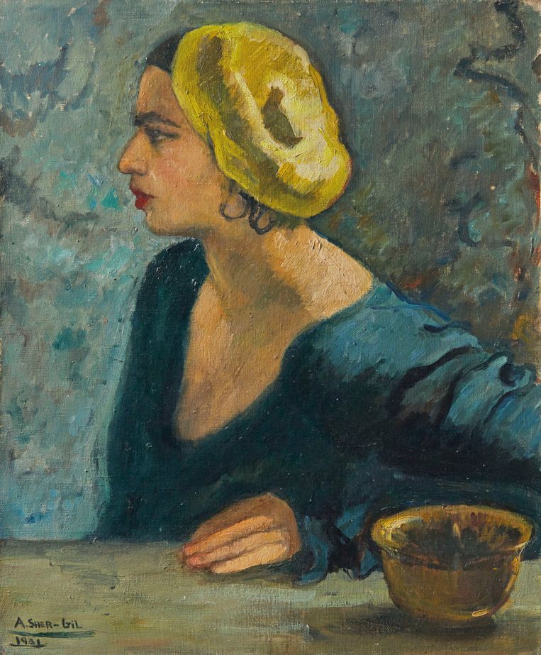 Zelfportret van de Hongaars-Indiase Amrita Sher-Gil (1913-1941). Beeld Amrita Sher-Gil