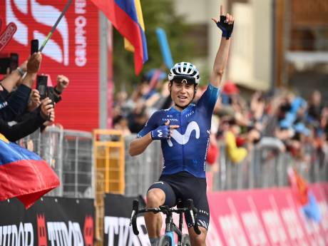 Étape courte mais intense sur le Giro: le bras de fer remporté par Einer Rubio, Geraint Thomas reste en rose