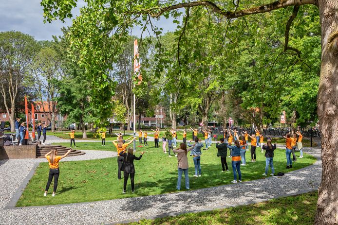 BREDA -  Uit archief: introductieweek Breda University van vorig jaar.