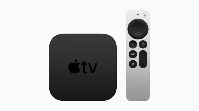 De volgende generatie Apple TV 4K en Siri afstandsbediening.