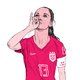 Knalt Alex Morgan een voetbal door het glazen plafond?