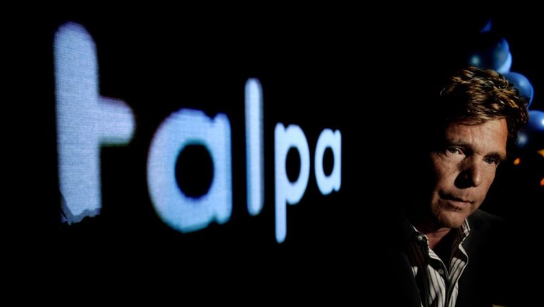 John de Mol bij de najaarspresentatie van Talpa in 2005. Beeld anp