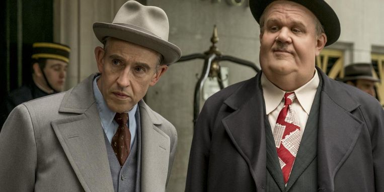 Steve Coogan en John C. Reilly in ‘Stan & Ollie’ van Jon S. Baird. Beeld 