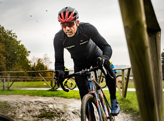 Sven Nys op de crossfiets.