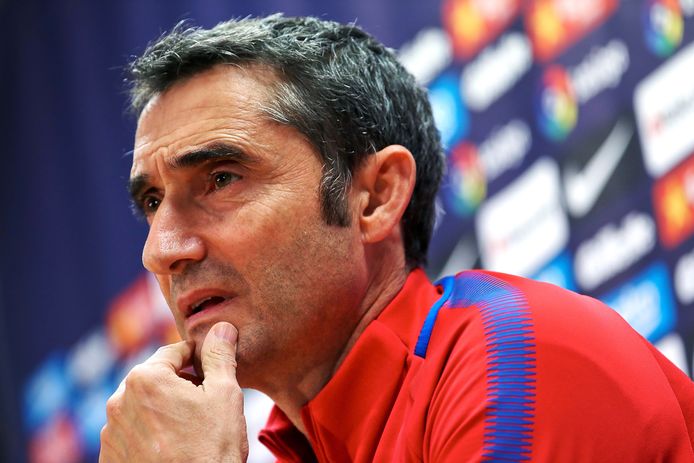 Ernesto Valverde is sinds dit seizoen trainer van FC Barcelona.